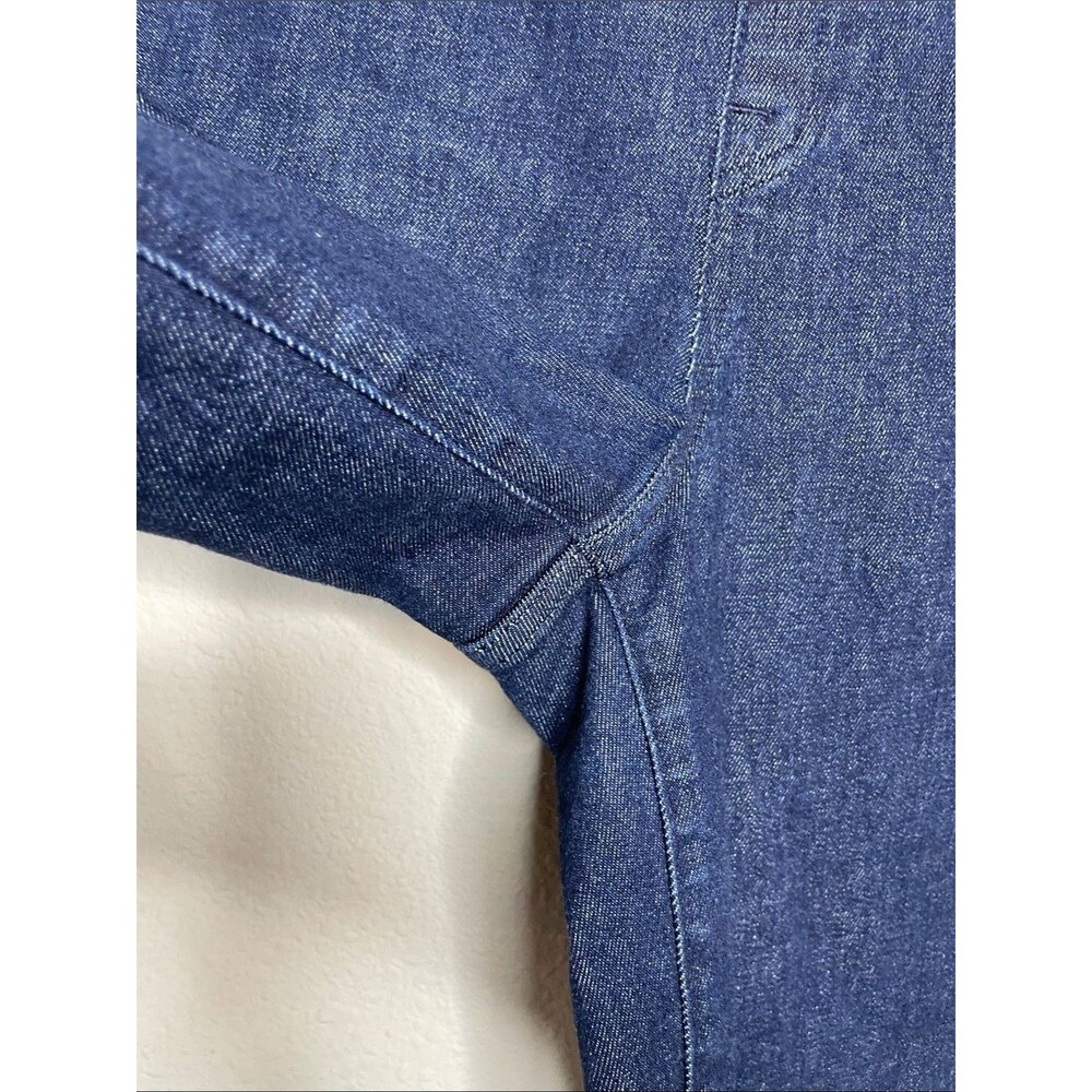 SPANX Wide Leg Jeans EveryWear Zero Waistband Cropped Size Medium - Picture 3 of 5